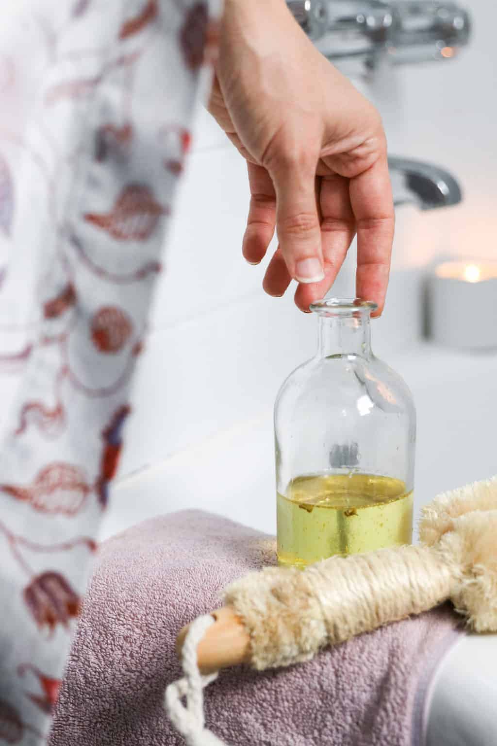 Unwind With This DIY Calming Chamomile Bath Oil Unwind With This DIY Calming Chamomile Bath Oil