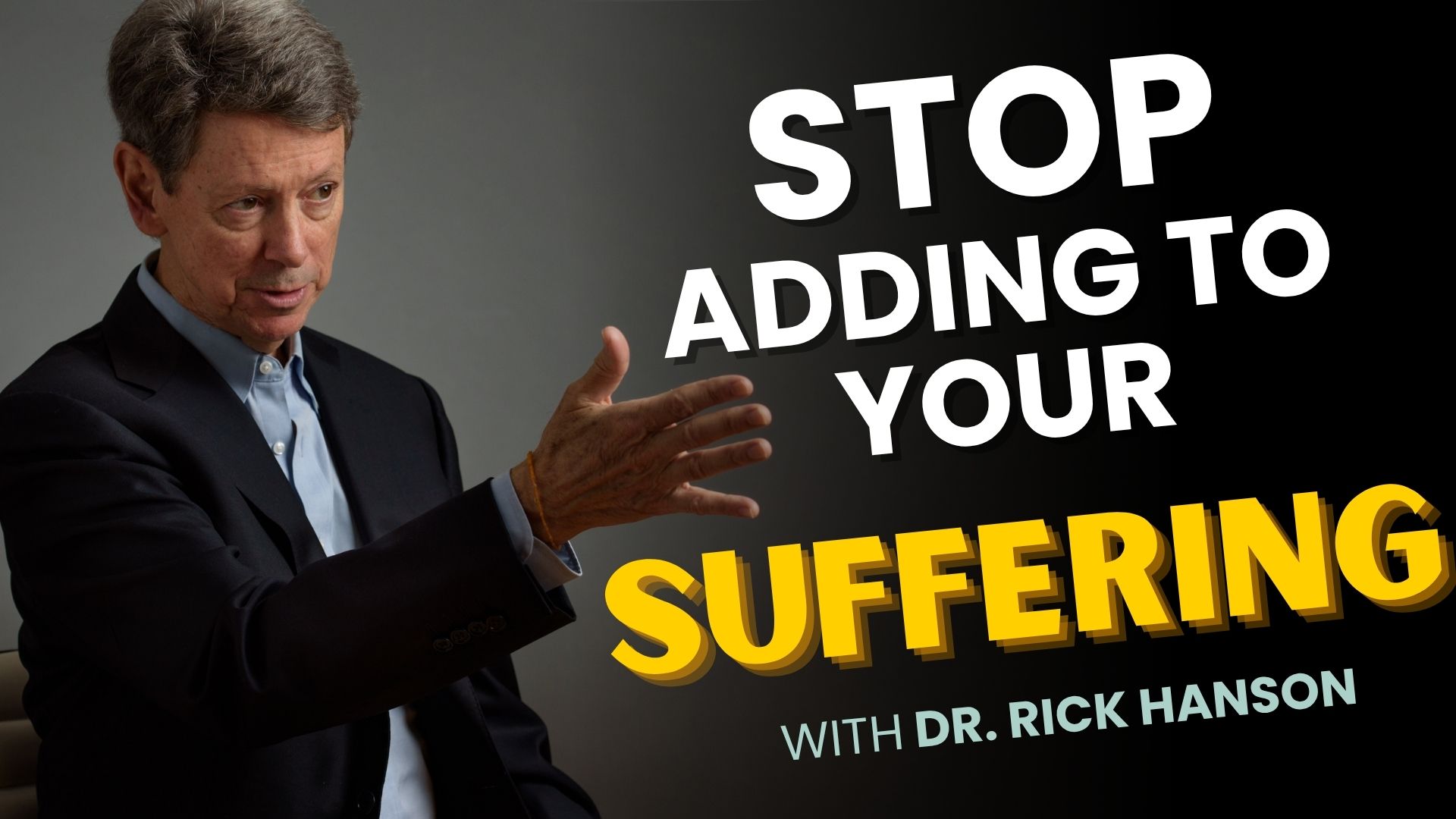 Talk + Meditation: Why We Suffer—and How to Stop Adding to the Pain