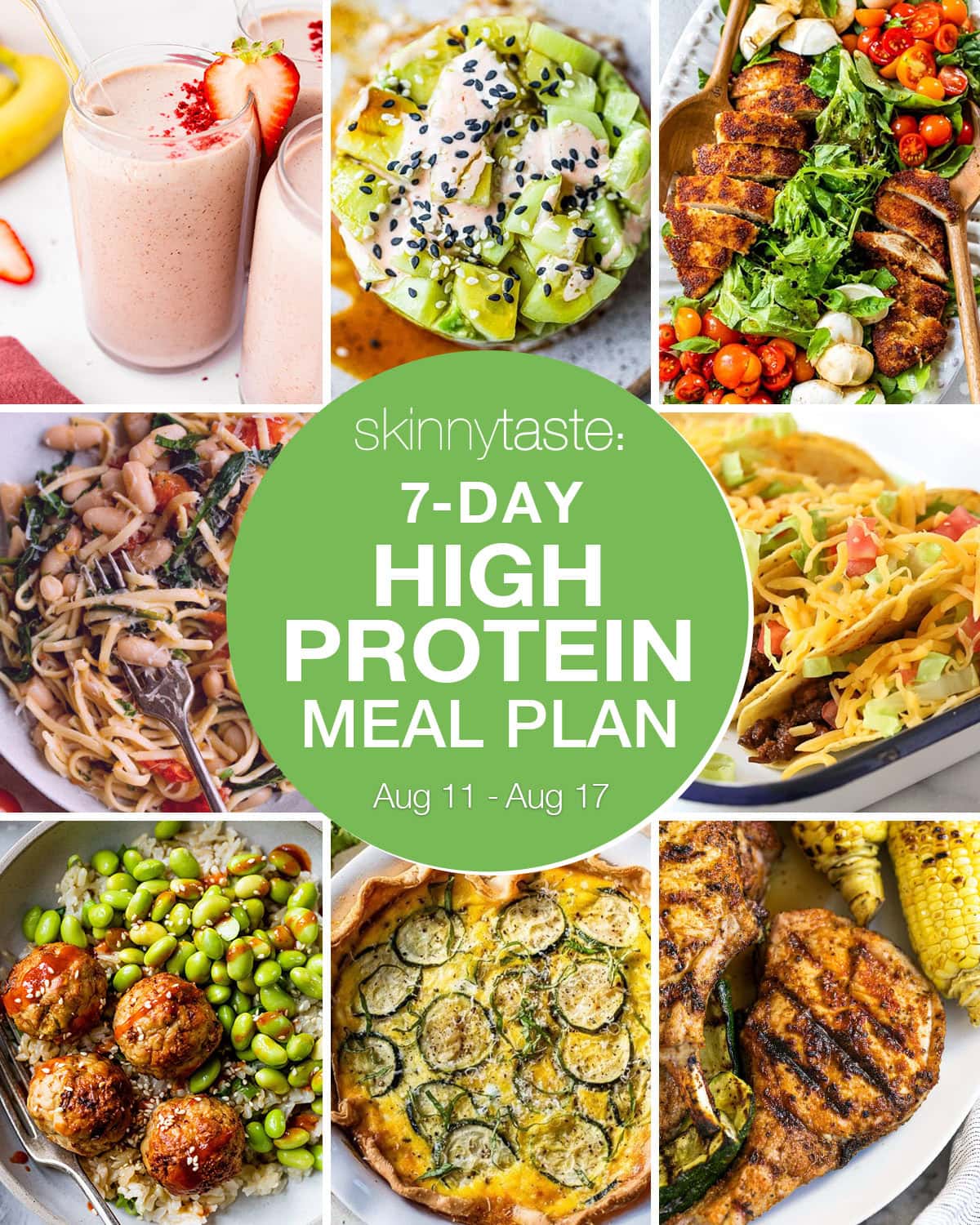 7 Day High Protein Diet Meal Plan