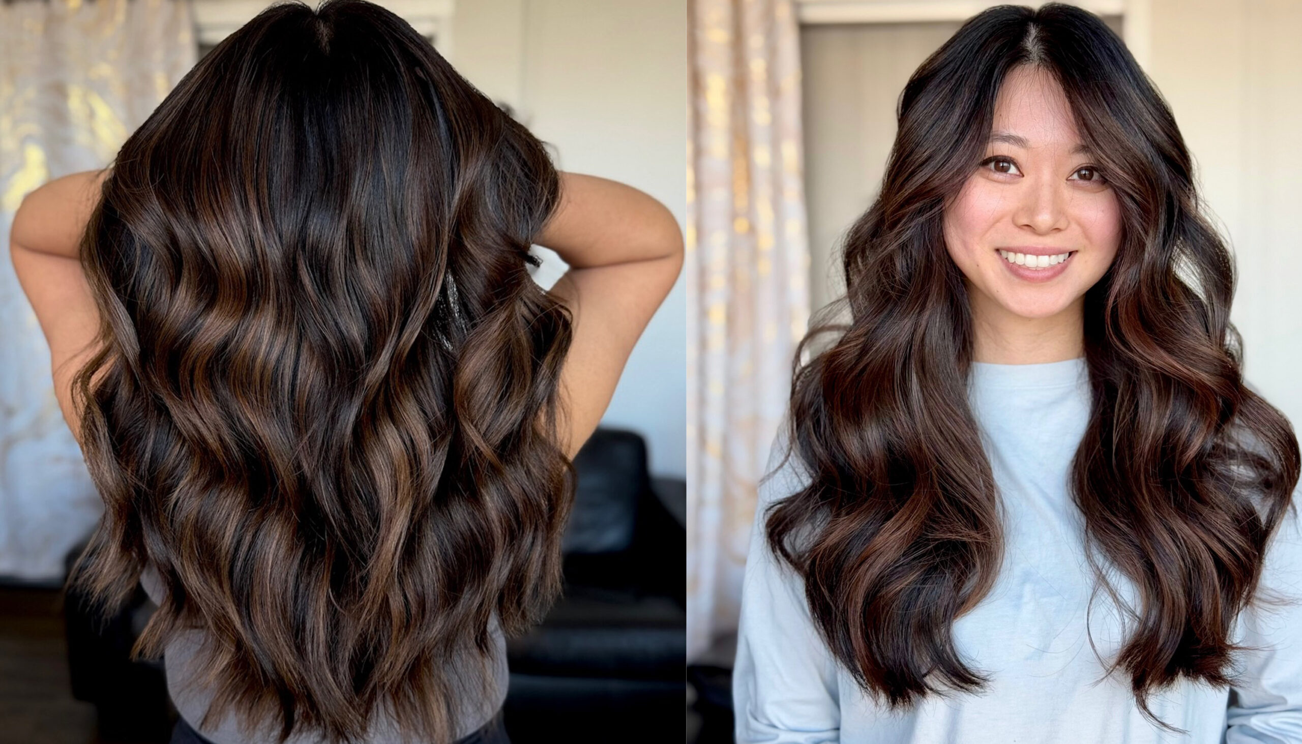 You’re About to See Glossy Cocoa Hair Everywhere This Fall