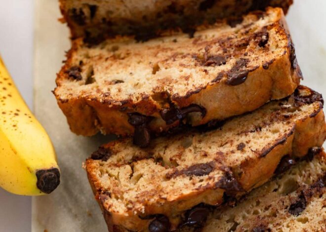 Healthy Banana Bread with Oat Flour (Lazy Girl Approved!)