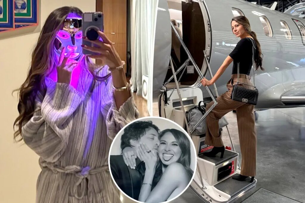 Google co-founder's influential girlfriend promotes 'attainable' lifestyle with yacht yoga, caviar breakfast