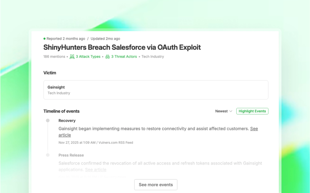 Cyber ​​Attack Information Card: A Dynamic 360° Attack View